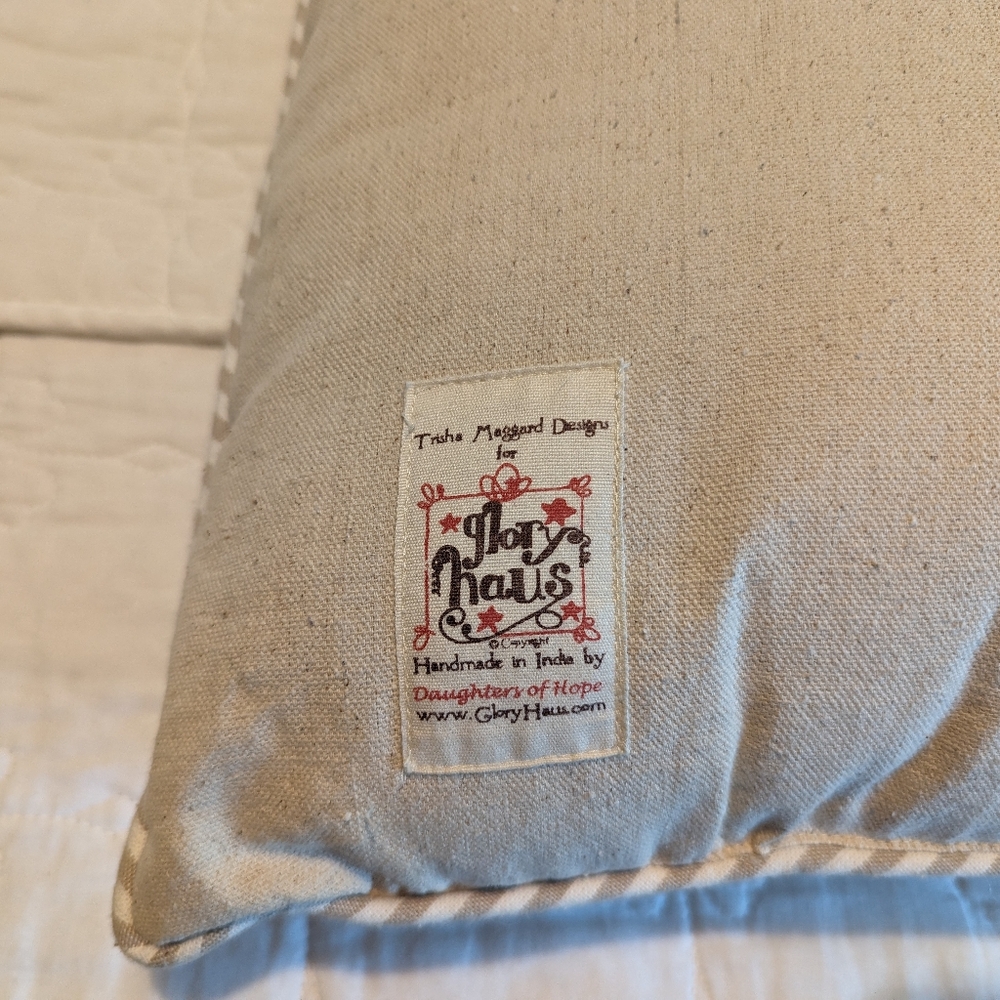 Glory Haus you are loved pillow - Picture 3 of 6
